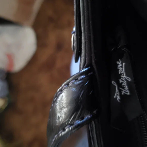 Black Floral Women's Bag - Picture 5 of 14